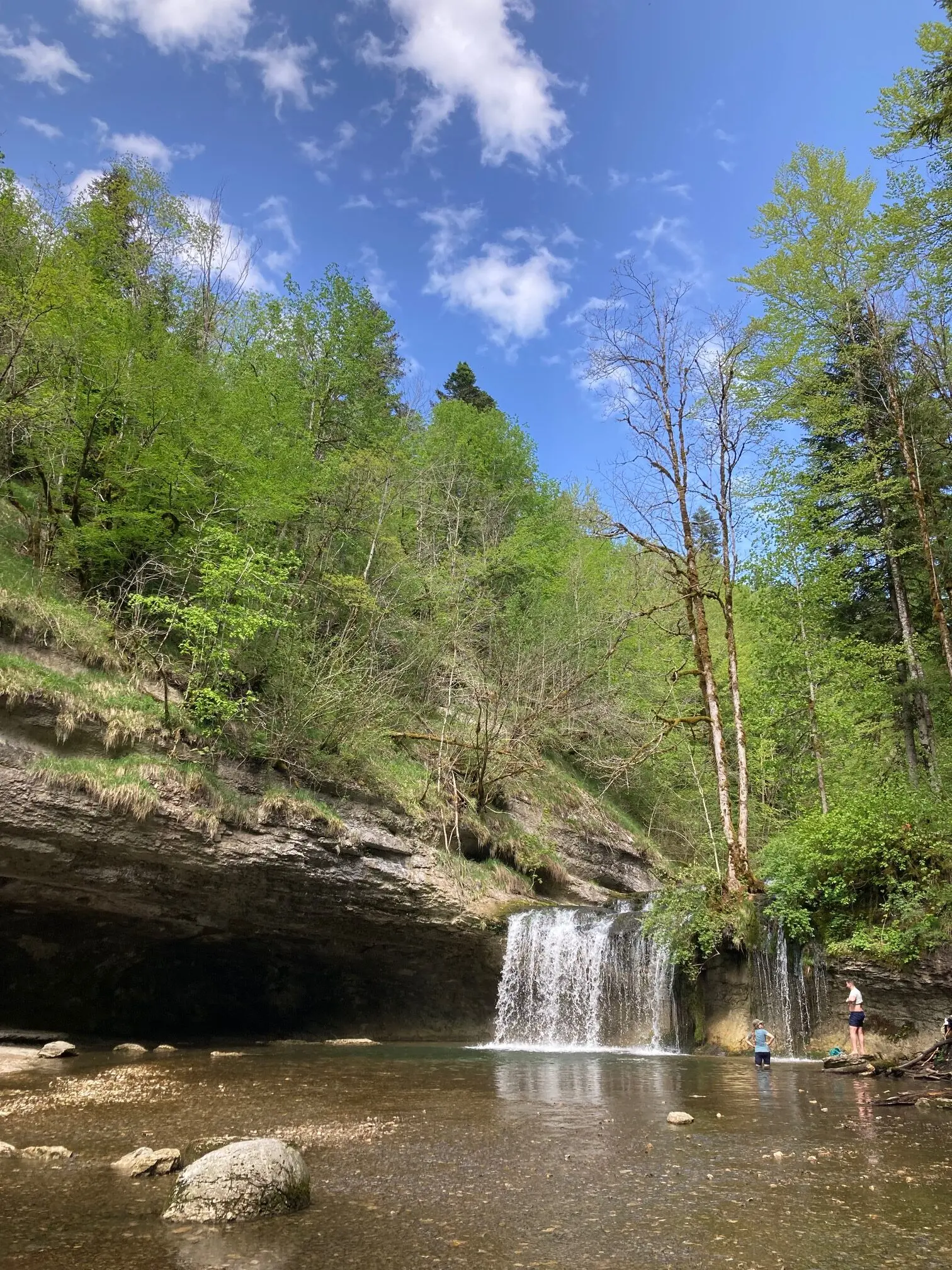 Cascade du Hérisson dans le Jura