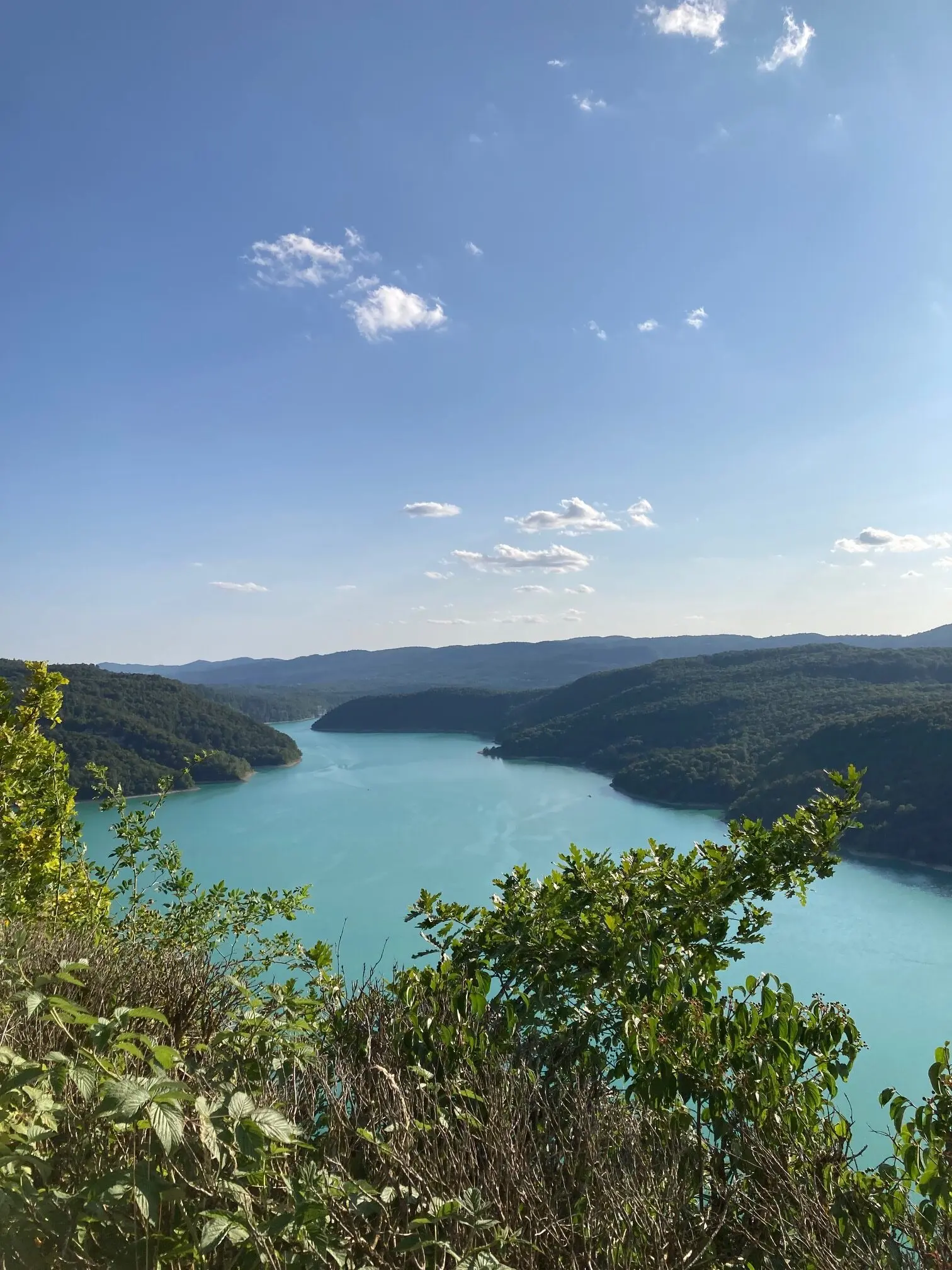 Lac de Chalain dans le Jura
