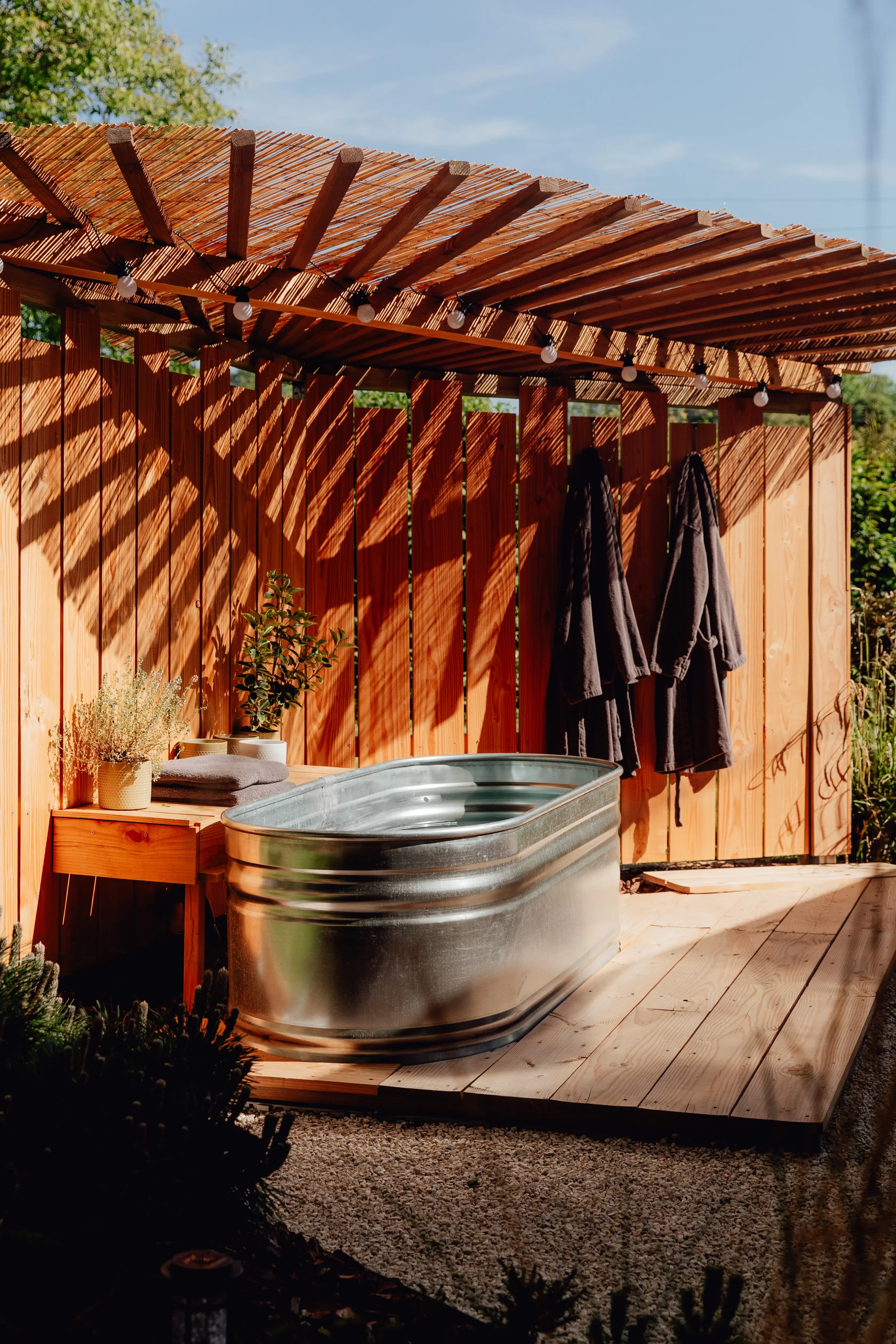 Le Cocon - Bain nordique - Pergola - Le Clos des Pies
